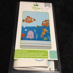 Disney Pixar Baby Finding Nemo wall decals. Self-stick adhesive. Reusable